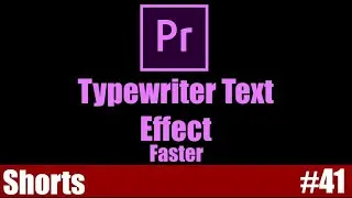 How to Create Typewriter Text Effect | Adobe Premiere Pro Tutorial | Youtube Shorts