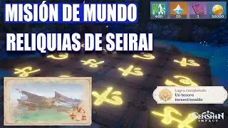 Reliquias de Seirai. Misión de Mundo. Genshin Impact 2.1 Inazuma