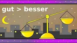 Steigerung Teil 1: Komparativ - Deutsche Adjektive / German lesson: comparative / adjectives (A1/A2)