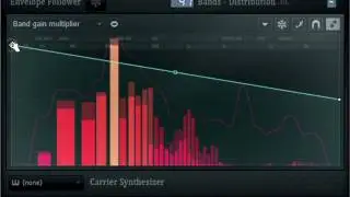 Image Line Vocodex - Curve Editor One: Band Distribution