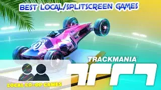 Trackmania - How to Play Splitscreen Multiplayer? (Gameplay)