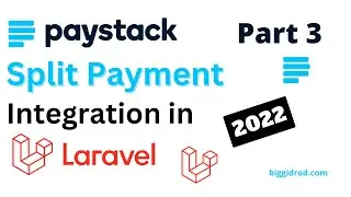 PayStack Split Payment Integration in Laravel [2022] P3