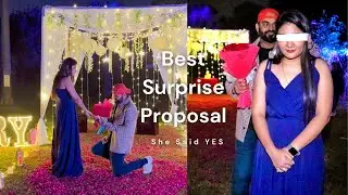 Best Proposal video uploaded in 2024 | NRI guy surprised his Girlfriend in India