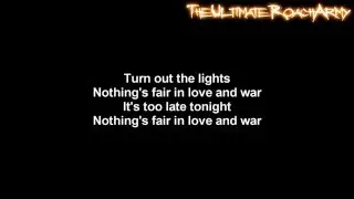 Three Days Grace - Nothing's Fair In Love And War [Lyrics on screen] HD