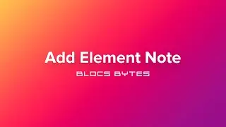 How to Add an Element Note