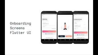 Flutter UI Tutorial | Onboarding Screens Flutter UI