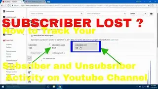 How to Track Subsriber and Unsubsriber Activity on Youtube Channel