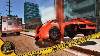 Paul Walker Car Crash | Пол Уокер Реконструкция Аварии - BeamNg Drive