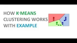 k means clustering algorithm in data mining | k means clustering algorithm example [data mining]