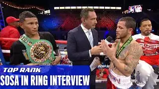 Jason Sosa Discusses Loss to Miguel Berchelt