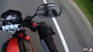 На мотоцикле   -  в закат