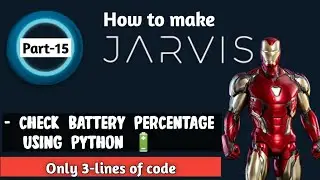 Check Battery Percentage Using Python || How to make jarvis in python (part-15) || AviUpadhyay