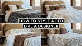 HOW TO STYLE A BED LIKE A DESIGNER! 🛏️ Budget Friendly + Easy to Recreate! (4 DIY Bed Ideas)