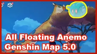 All 4 Floating Anemo Slime In Genshin Impact 5.0