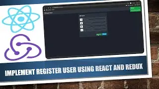 24 - React and Spring Boot: Implement Register User functionality using the React and Redux