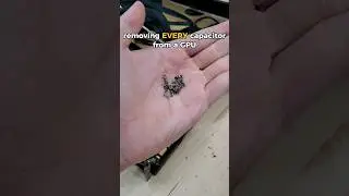 removing EVERY capacitor from a GPU