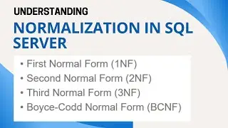 07 Normalization in SQL | Types of Normal forms in SQL