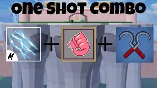Rubber One Shot Combo. Blox Fruit