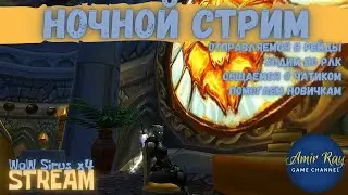 Ночной стрим, идем в рейды и по РЛК | Стрим WoW Sirus Algalon 3.3.5a x4 | стрим вов сирус