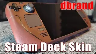 Steam Deck Mods: dbrand Real Leather Skin & Tempered Glass Install & Review