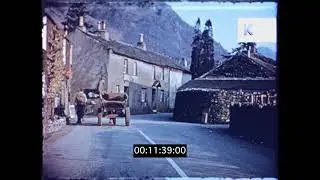 1950s POV Driving Through English Countryside, 16mm
