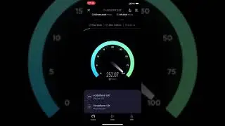Vodafone 4G speed test