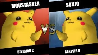 G6 - Moustasher (Pikachu) Vs. Sonjo (Pikachu) SSB64 Division 2