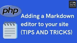 How To Add A Markdown Editor To Your Website Using SimpleMDE Tutorial