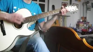 Кино Невесёлая песня (Washburn ea40) cover