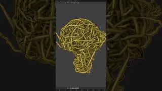 Blender спагетти (макароны) любой формы
