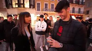 Ipnosi per strada a coppia di fidanzati ❤️ - Video Uncut