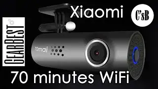 Видеорегистратор Xiaomi 70 Minutes WiFi (70 mai) с GearBest / пример качества видео