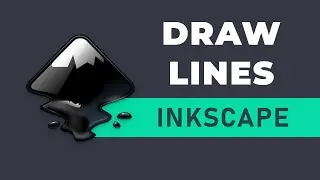 Inkscape Tutorial: How to draw a horizontal and vertical line in Inkscape