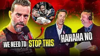 THEY STARTED TO LAUGH WHEN CM PUNK SAID THIS ABOUT PALE$TINE 💔