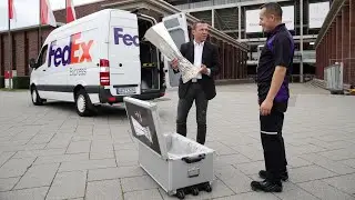UEL Trophy Arrival