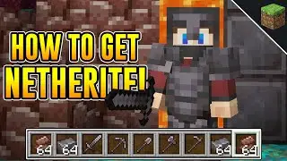 How to get NETHERITE in MINECRAFT