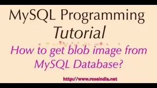 How to get blob image from MySQL Database?