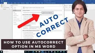 How to use autocorrect option in ms word | how to make your own short form in Microsoft word