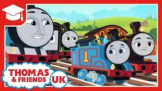 The Team Up Clean Up | Train School Learning Series | Thomas & Friends UK | All Engines Go