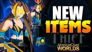 Jinx in AQW! New items!