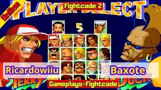 Real Bout Fatal Fury 2 - Ricardowiiu vs Baxote Fightcade 2