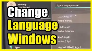 How to Change the Language back to English on Windows 11 PC (Settings Tutorial)