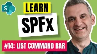 List View Command Bar Customizers | SharePoint Framework for Beginners (SPFx) 2021 E14