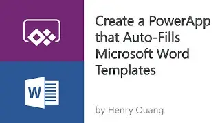 Learn PowerApps - Autofill Templates in Sharepoint Tutorial