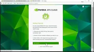 NVIDIA GPU Cloud with TITAN V, Step by Step