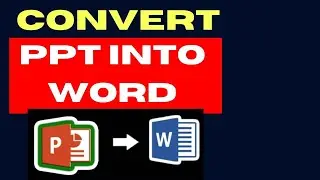 Convert PowerPoint Slide into Word document on Windows 11 / 10