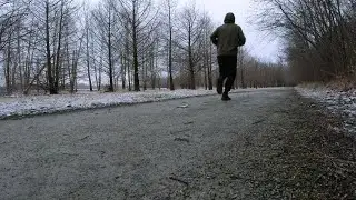 Flurries Trail Jog at Dawn - Virtual Run #3