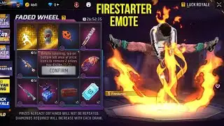 Firestarter Emote in Faded Wheel Event | Free Fire New Event