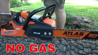 Better than EGO, Hart, WORX, RYOBI, TORO? Atlas Cordless Chainsaw 80V