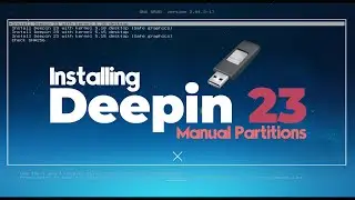 How to Install Deepin OS 23 with Manual Partitions on a UEFI Compliant PC